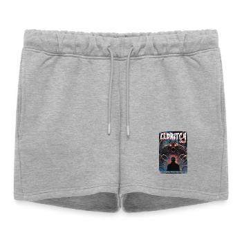 Eldritch Tales Tentacule Shadow Tee - Short de survêtement femme premium - gris chiné - Devant - AI Model Female 172 light (172cm)