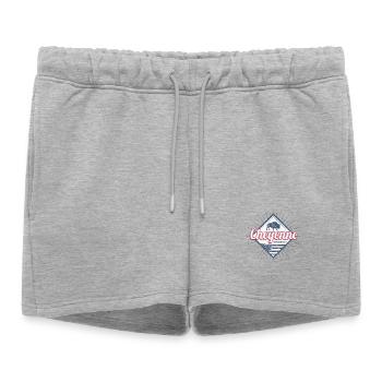 Cheyenne, a town in Wyoming, United States, United States - Women’s Premium Organic Sweatshorts - heather grey - Front - AI Model Female 172 light (172cm)