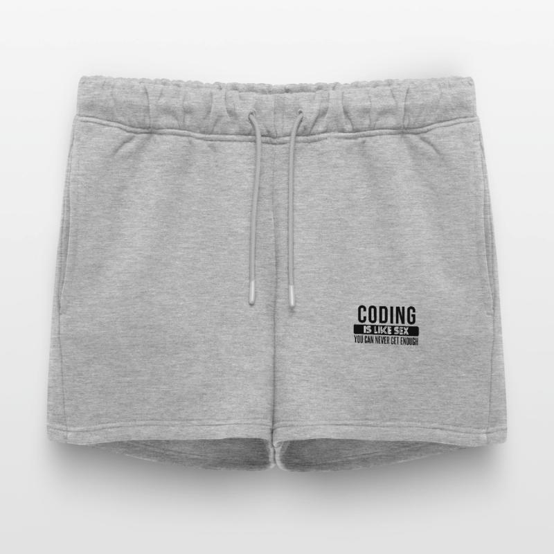 Coding Statement – Provocative Developer Design Women’s Premium Organic Sweatshorts