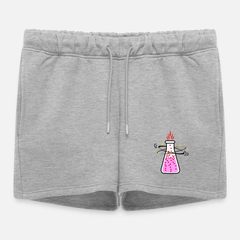 Gift oder Zaubertrank - Frauen Premium Organic Sweatshorts - Grau meliert