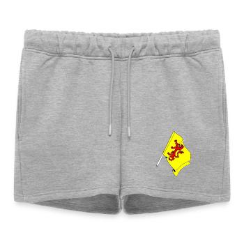 Drapeau de la province de Hollande méridionale - Short de survêtement femme premium - gris chiné - Devant - AI Model Female 172 light (172cm)