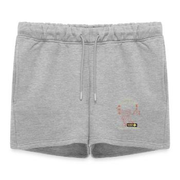 Tokyo Surfer Dude - Short de survêtement femme premium - gris chiné - Devant - AI Model Female 172 light (172cm)