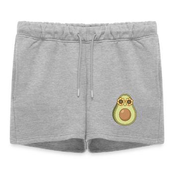 Avocat - Short de survêtement femme premium - gris chiné - Devant - AI Model Female 172 light (172cm)