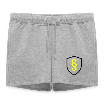 Loi sur le bouclier du paragraphe - Short de survêtement femme premium - gris chiné - Devant - AI Model Female 172 light (172cm)