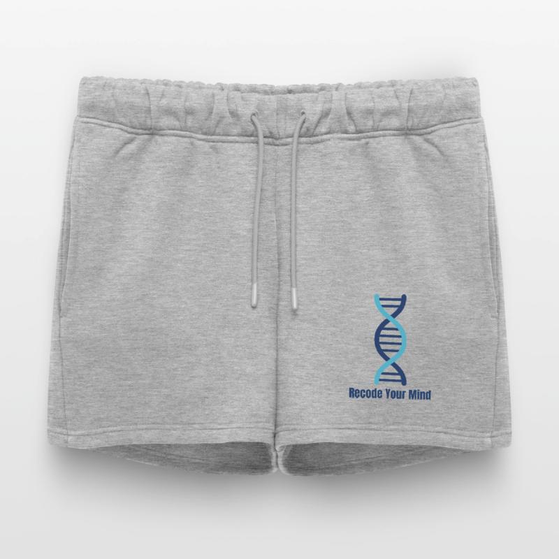 Recode Your Mind DNA Mindset Frauen Premium Organic Sweatshorts