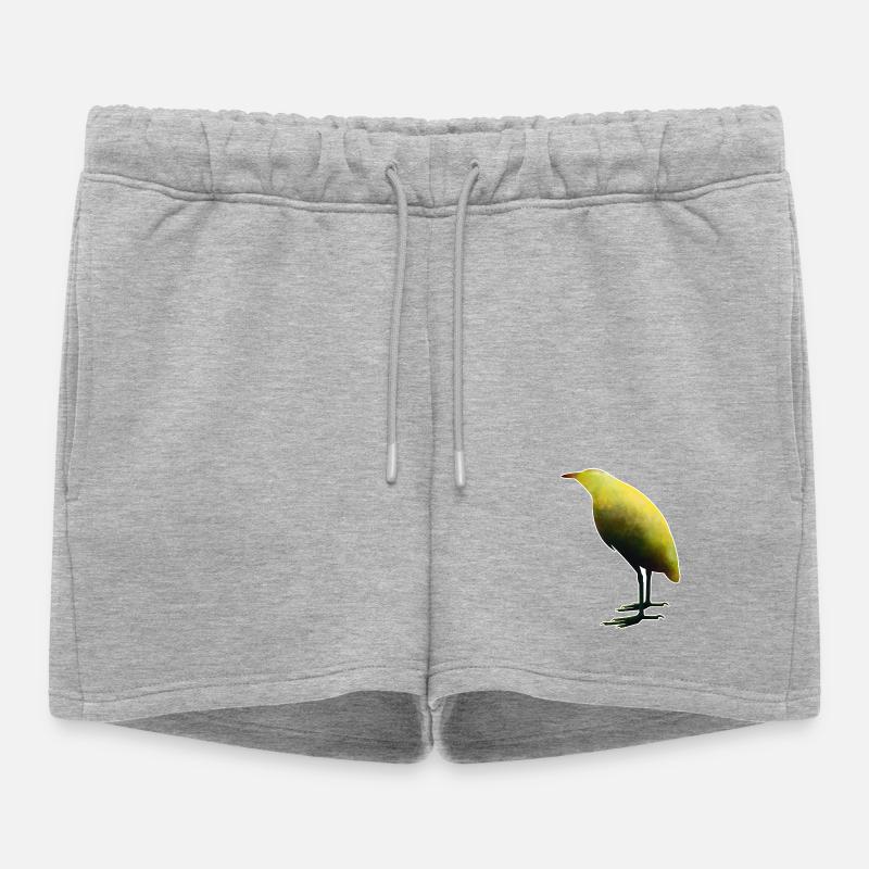 Bittern.1 - Women’s Premium Organic Sweatshorts - heather grey