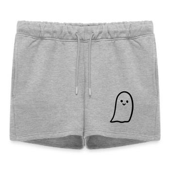 Fantôme - Short de survêtement femme premium - gris chiné - Devant - AI Model Female 172 light (172cm)