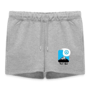 Haut Alpin département des hautes alpes 05 - Short de survêtement femme premium - gris chiné - Devant - AI Model Female 172 light (172cm)