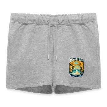 Grotte de Benagil Algarve Souvenir de voyage Portugal - Short de survêtement femme premium - gris chiné - Devant - AI Model Female 172 light (172cm)