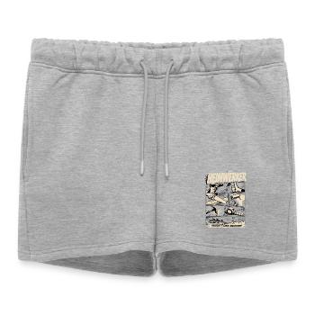 Home Improvement Project Rather Adventure - Women’s Premium Organic Sweatshorts - heather grey - Front - AI Model Female 172 light (172cm)
