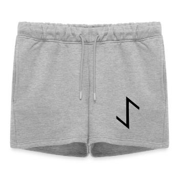 rune eihwaz,eoh - Women’s Premium Organic Sweatshorts - heather grey - Front - AI Model Female 172 light (172cm)