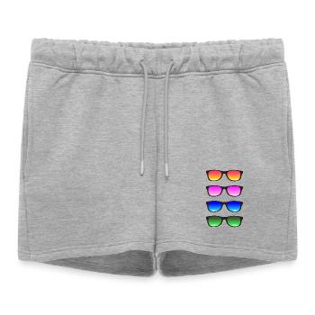 Sunglasses - Short de survêtement femme premium - gris chiné - Devant - AI Model Female 172 light (172cm)