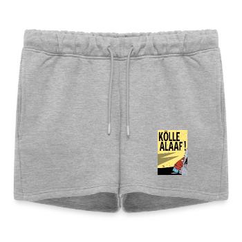 Cartoon Alaaf du Carnaval de Cologne - Short de survêtement femme premium - gris chiné - Devant - AI Model Female 172 light (172cm)