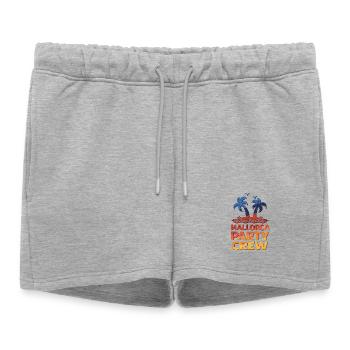 Mallorca Party Crew - Short de survêtement femme premium - gris chiné - Devant - AI Model Female 172 light (172cm)