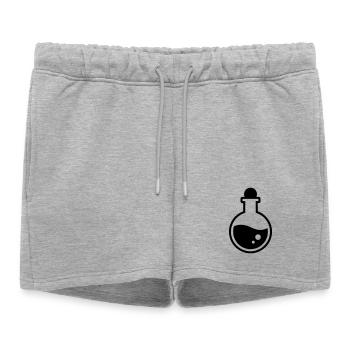Magie de la Bouteille de Potion Magique - Short de survêtement femme premium - gris chiné - Devant - AI Model Female 172 light (172cm)