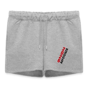 Promu Promotion 2026 - Short de survêtement femme premium - gris chiné - Devant - AI Model Female 172 light (172cm)