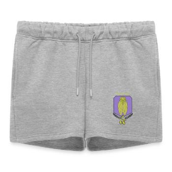 Provençal cicada with olives - Women’s Premium Organic Sweatshorts - heather grey - Front - AI Model Female 172 light (172cm)