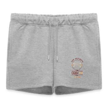 Cabin #20 in Camp Half Blood, Child of Hecate - Women’s Premium Organic Sweatshorts - heather grey - Front - AI Model Female 172 light (172cm)