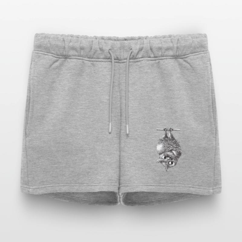 Vampir Eule - Dracula Eule Frauen Premium Organic Sweatshorts