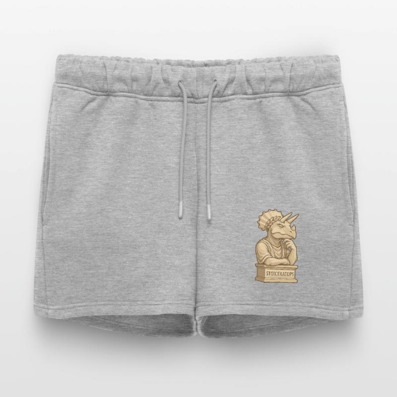 Stoiceratops Women’s Premium Organic Sweatshorts