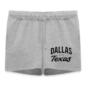 Dallas, Texas USA, conception de l’année de fondation - Short de survêtement femme premium - gris chiné - Devant - AI Model Female 172 light (172cm)