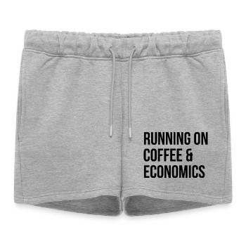 Économie Économie Économie - Short de survêtement femme premium - gris chiné - Devant - AI Model Female 172 light (172cm)