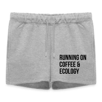 Écologie Écologie Écologie - Short de survêtement femme premium - gris chiné - Devant - AI Model Female 172 light (172cm)