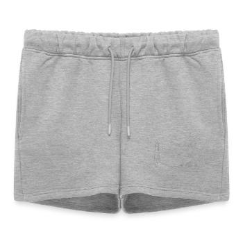 Phare de Noël de Buon Natale Mer + Plage - Short de survêtement femme premium - gris chiné - Devant - AI Model Female 172 light (172cm)