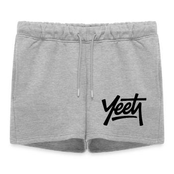 Yeet - Mèmes drôles de la génération Alpha - Short de survêtement femme premium - gris chiné - Devant - AI Model Female 172 light (172cm)
