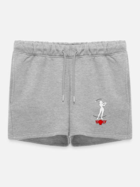 Retro golfer - Women’s Premium Organic Sweatshorts - heather grey
