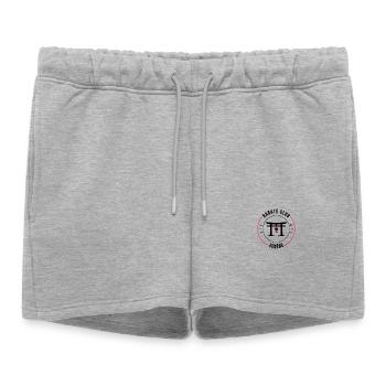 My Design - Short de survêtement femme premium - gris chiné - Devant - AI Model Female 172 light (172cm)