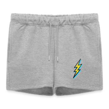 Foudre de style Vanguard - Short de survêtement femme premium - gris chiné - Devant - AI Model Female 172 light (172cm)