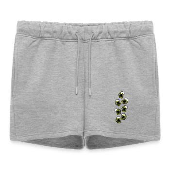 Toast à la bière Boire - Short de survêtement femme premium - gris chiné - Devant - AI Model Female 172 light (172cm)
