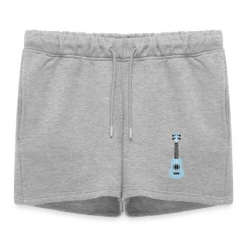 ukulélé - Short de survêtement femme premium - gris chiné - Devant - AI Model Female 172 light (172cm)