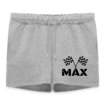 Pour les fans de Max. Course DGP. Drapeau de fin * - Short de survêtement femme premium - gris chiné - Devant - AI Model Female 172 light (172cm)