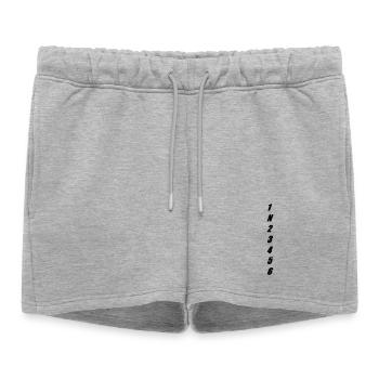 circuit - Short de survêtement femme premium - gris chiné - Devant - AI Model Female 172 light (172cm)