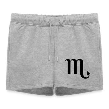Scorpion - Short de survêtement femme premium - gris chiné - Devant - AI Model Female 172 light (172cm)