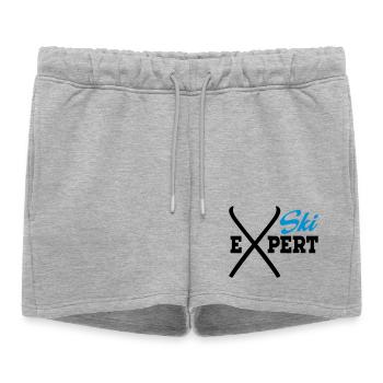 Ski - Short de survêtement femme premium - gris chiné - Devant - AI Model Female 172 light (172cm)