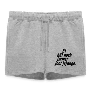 Et hat noch immer joot jejange - Kölsche §3 - Short de survêtement femme premium - gris chiné - Devant - AI Model Female 172 light (172cm)
