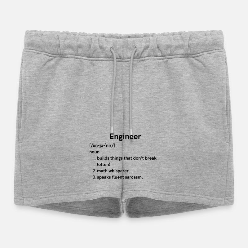 engineer  - Women’s Premium Organic Sweatshorts - heather grey