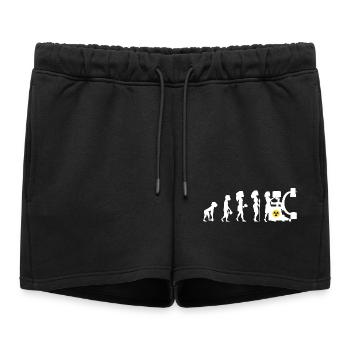 Humour Manip Radio de bloc pour femme Radiologie - Short de survêtement femme premium - noir - Devant - AI Model Female 172 light (172cm)