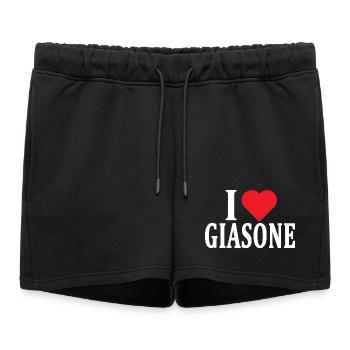 t-shirt J’adore Giasone idée cadeau t-shirt - Short de survêtement femme premium - noir - Devant - AI Model Female 172 light (172cm)