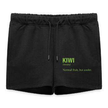 KIWI - Short de survêtement femme premium - noir - Devant - AI Model Female 172 light (172cm)