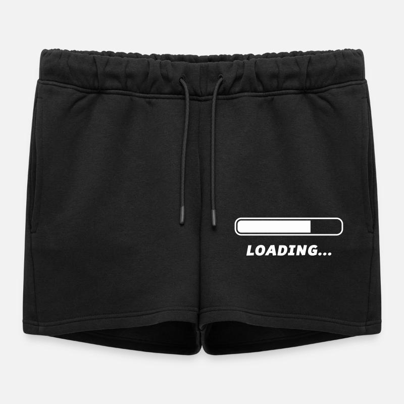 Loading - Frauen Premium Organic Sweatshorts - Schwarz