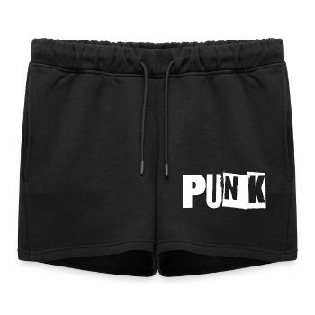 Logo de la musique punk - Short de survêtement femme premium - noir - Devant - AI Model Female 172 light (172cm)
