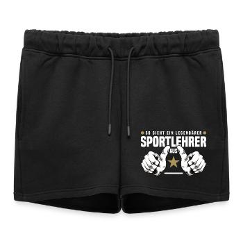 Gymnaste - Short de survêtement femme premium - noir - Devant - AI Model Female 172 light (172cm)