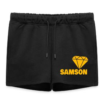 Noble Samson - Short de survêtement femme premium - noir - Devant - AI Model Female 172 light (172cm)