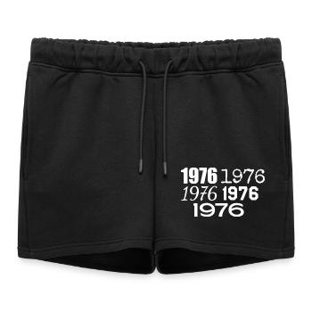 1976 - Short de survêtement femme premium - noir - Devant - AI Model Female 172 light (172cm)