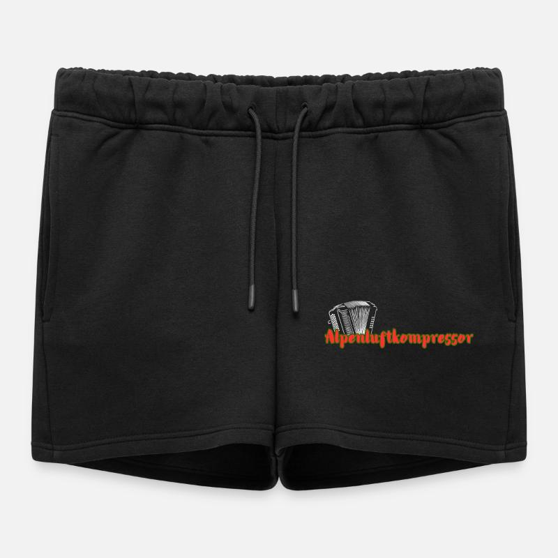 Alpenluftkompressor_2 - Women’s Premium Organic Sweatshorts - black