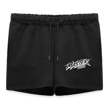 Master 2026 - Women’s Premium Organic Sweatshorts - black - Front - AI Model Female 172 light (172cm)